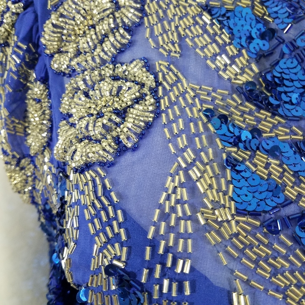 Alyce Designs Blue Sequin Top 16 - Picture 11 of 11
